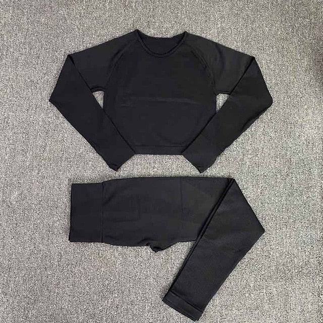 Seamless Gym Clothing Women Yoga Set Fitness Suit Workout Sets Yoga Suit Women Fitness Set Women Women's Sportswear Suit