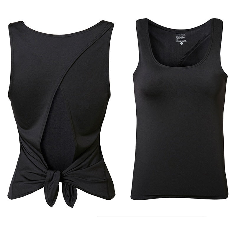 Women Yoga Tank Tops Quick-dry Exercise Women's Workout Gym Clothes Sports T-Shirts Fitness Top women Shirt sportswear