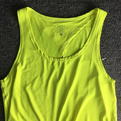 Women Yoga Tank Tops Quick-dry Exercise Women's Workout Gym Clothes Sports T-Shirts Fitness Top women Shirt sportswear