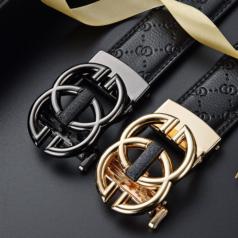 2020 Hot new men and women belts Famous Brand Belt New Male Designer Automatic Buckle Cowhide Leather men belt Luxury belt