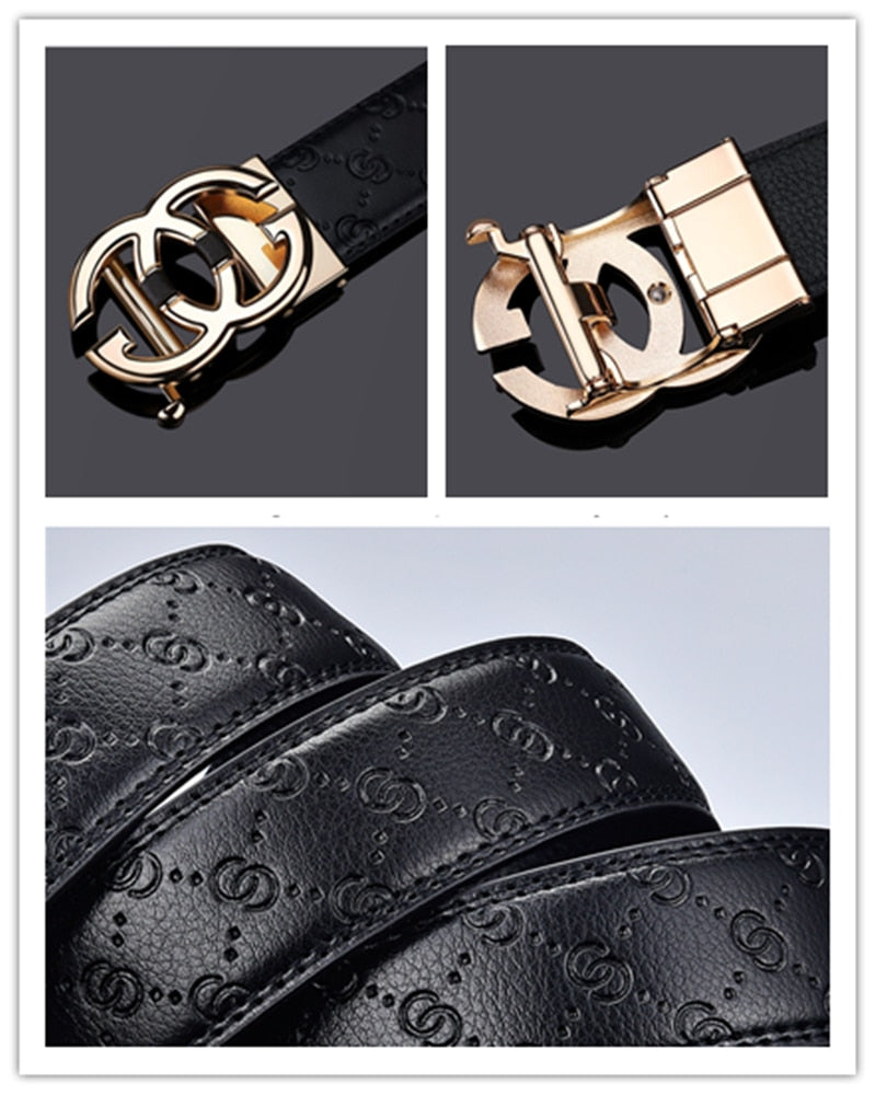 2020 Hot new men and women belts Famous Brand Belt New Male Designer Automatic Buckle Cowhide Leather men belt Luxury belt