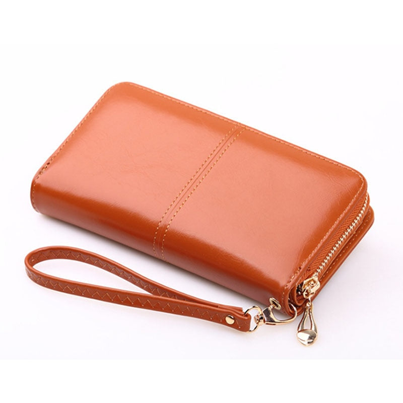 Pu Leather Women Wallets Women Purses Fashion Long Zipper Women&#39;s Wallet Money Coin Holder Female Long Purse Female Purse Zipper