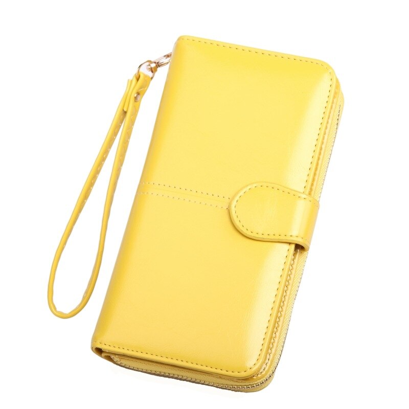 Pu Leather Women Wallets Women Purses Fashion Long Zipper Women&#39;s Wallet Money Coin Holder Female Long Purse Female Purse Zipper