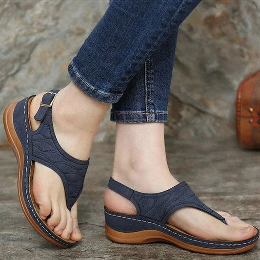 Women Sandals 2021 New Summer Shoes Women Lightweight Heels Sandals Plus Size Women Flip Flops Wedges Shoes Sandalias Mujer