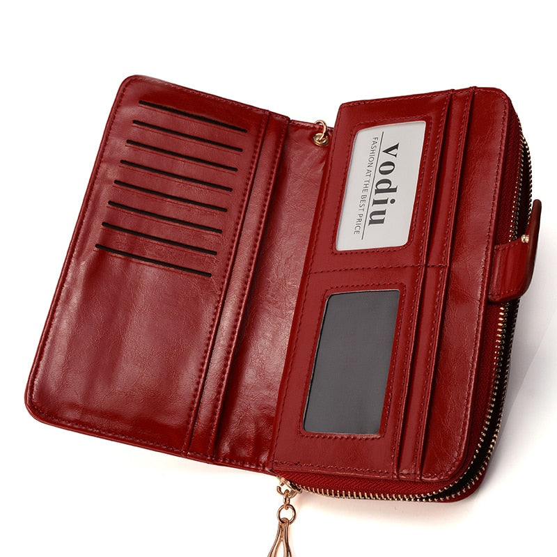 Pu Leather Women Wallets Women Purses Fashion Long Zipper Women&#39;s Wallet Money Coin Holder Female Long Purse Female Purse Zipper