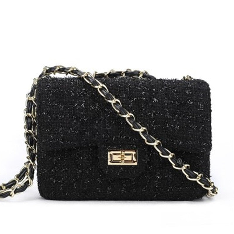 MAGICYZ Women Bags Woolen Brand luxury handbags women bags designer Crossbody Bag Women Shoulder Bag Purse Clutch Sac A Main